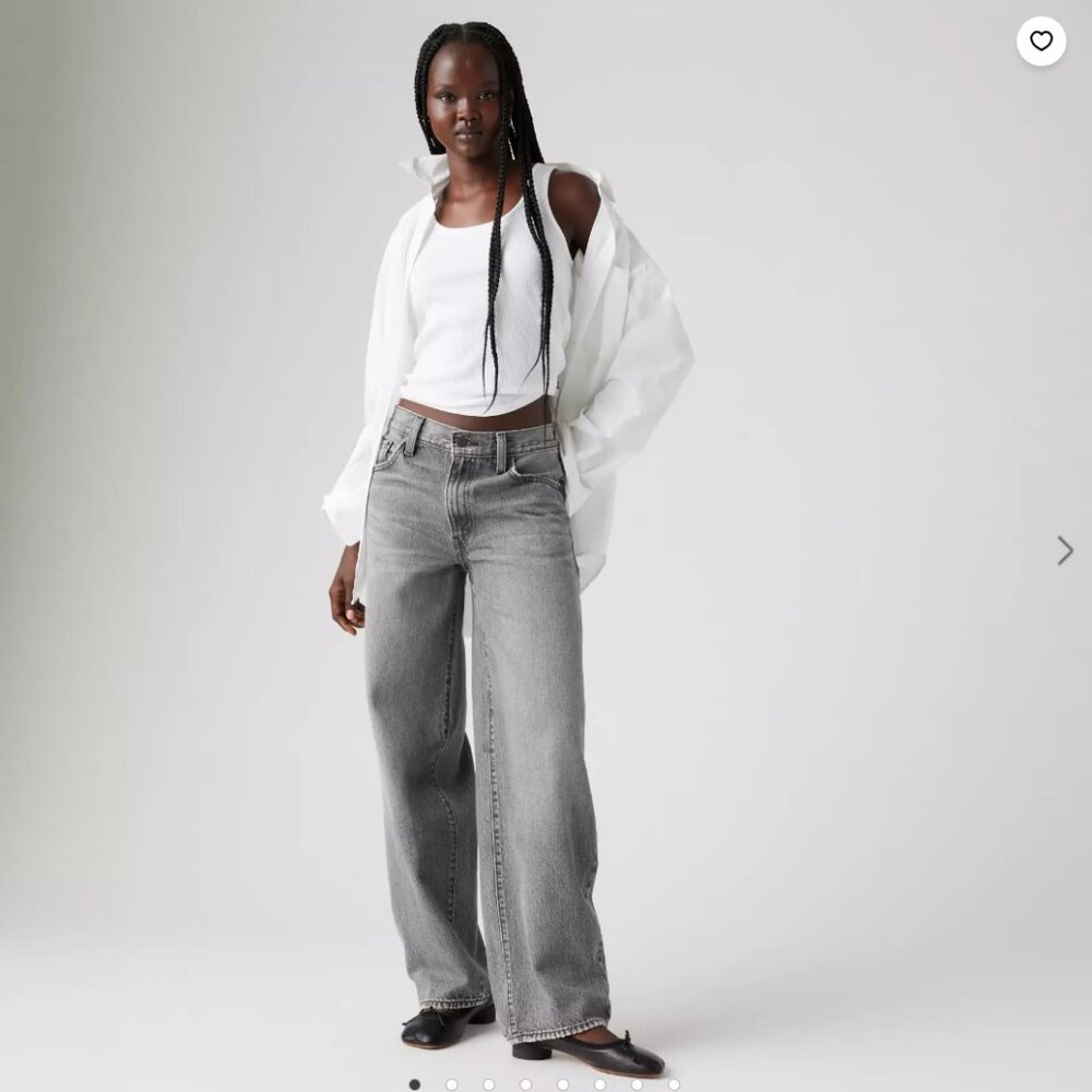 NWT Levi's Baggy Dad Women's Jeans - Chill at Home "Black"